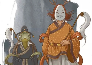 镜花缘第八十一回：白蒁亭董女谈诗，凝翠馆兰姑设宴