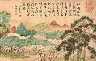 《桃源仙境图》描绘的是一副什么样的人间仙境？