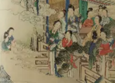 镜花缘第四十九回：泣红亭书叶传佳话，流翠浦搴裳觉旧踪