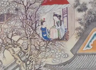 红楼梦第十九回：情切切良宵花解语，意绵绵静日玉生香