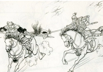 说唐三传第十一回：苏宝同大战唐将，秦怀玉还锏身亡